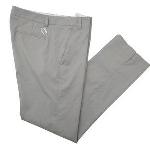 Puma Gray Flat Front Performance Golf Pants 34x32